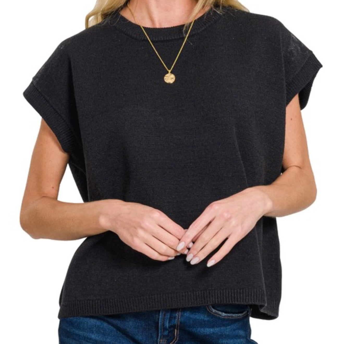 Oversized Viscose Sweater Top