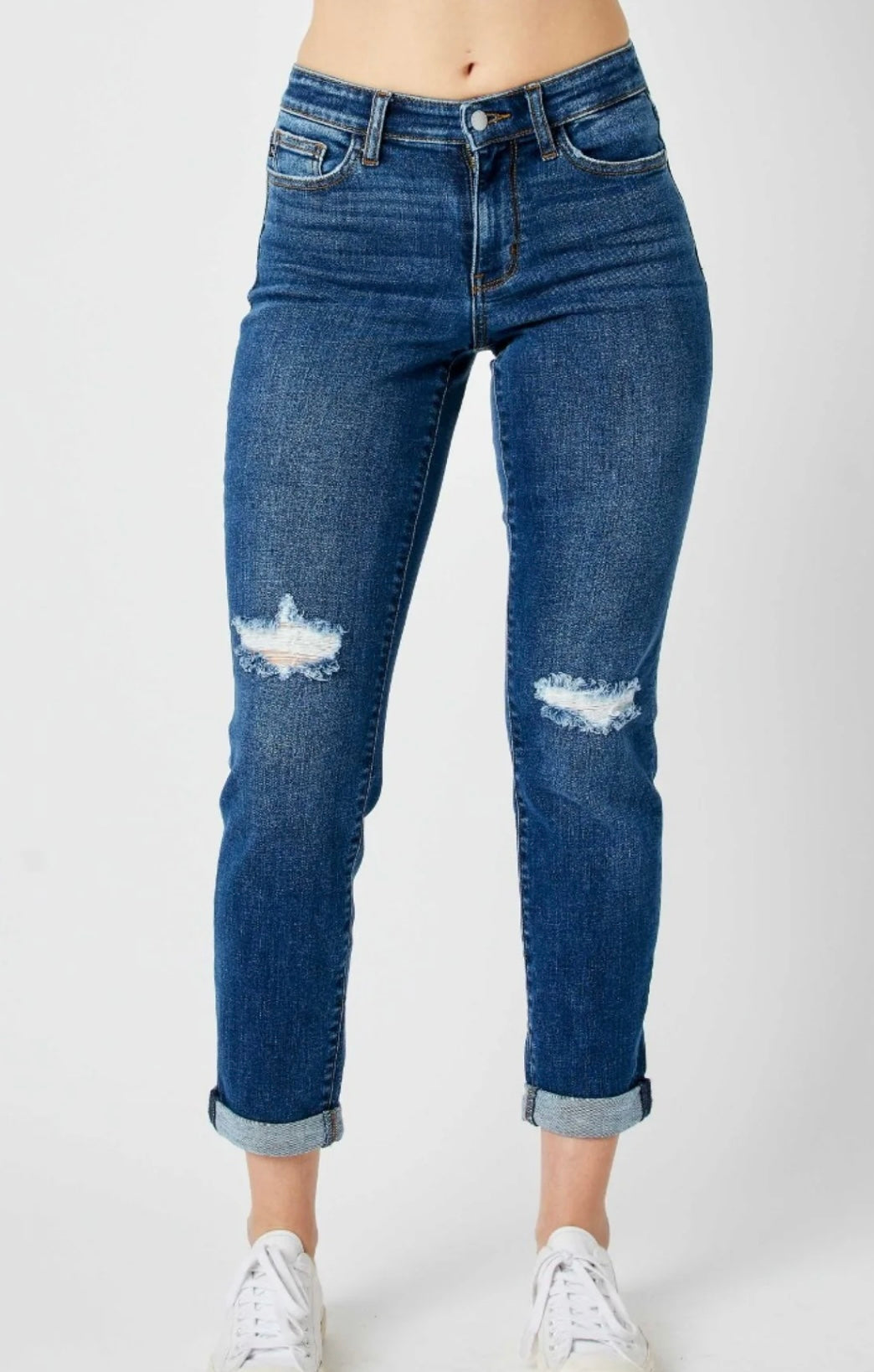Judy Blue Distressed Slim Jeans - 82607