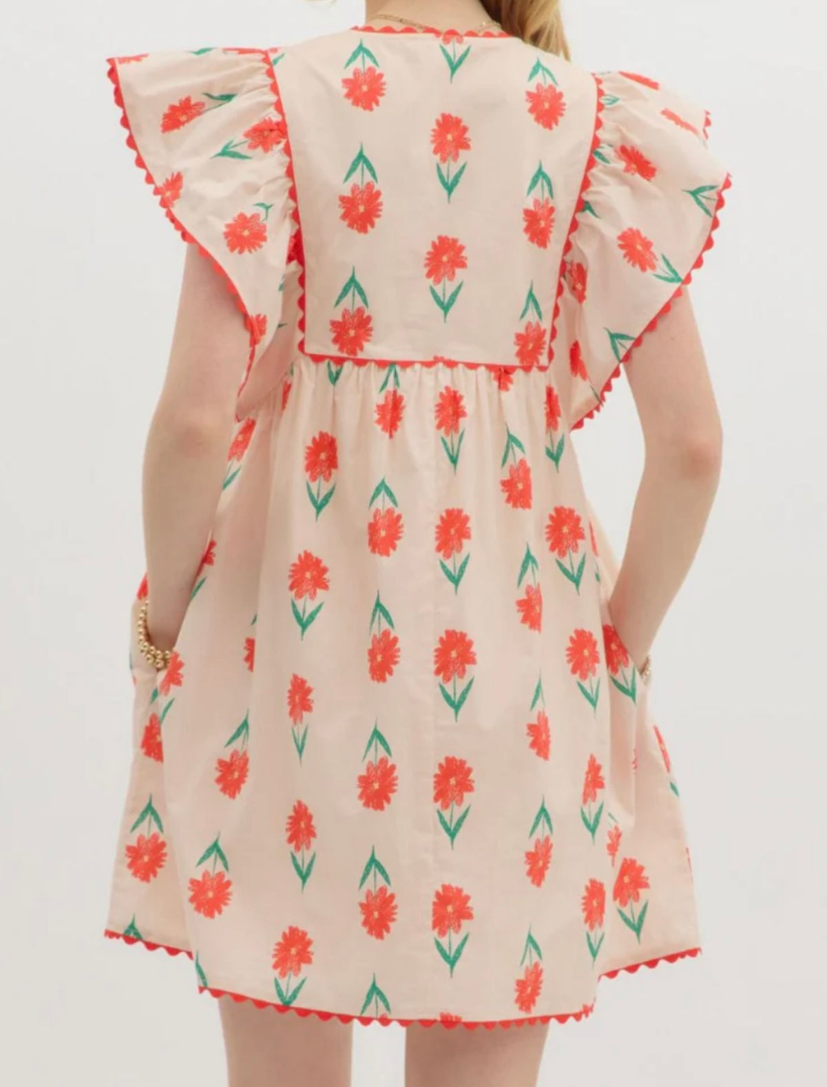 Coral Daisy Dream Dress