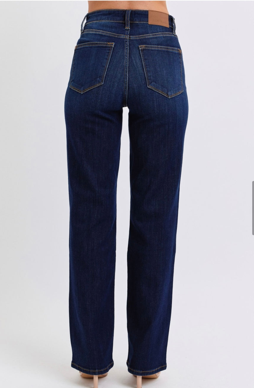 Judy Blue High Waisted Dark Wash Straight Fit - 82627