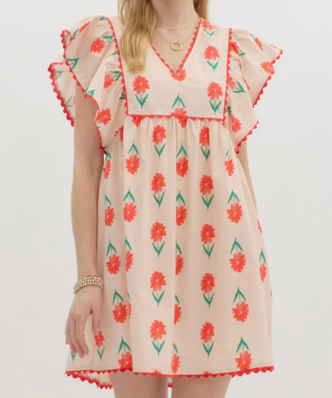 Coral Daisy Dream Dress