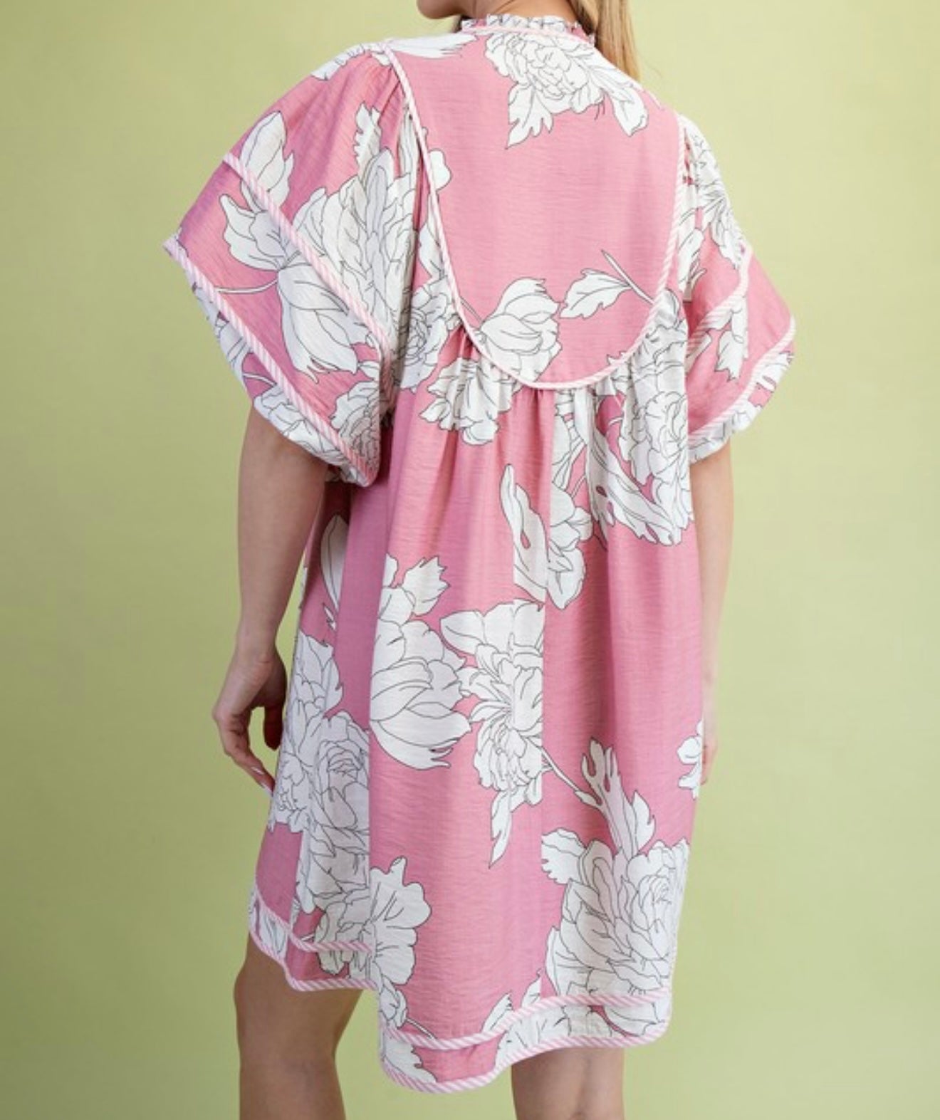 Sweet Blossom Puff Sleeve Dress