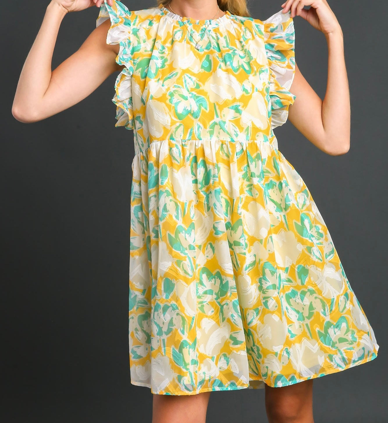Citrus Garden Party Dress
