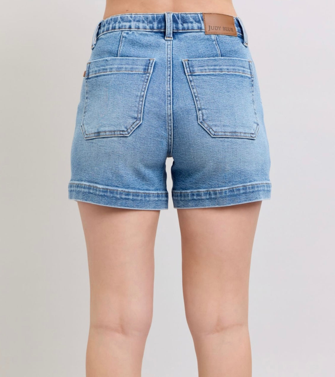 Judy Blue High Waisted Vintage Wash Jogger Shorts