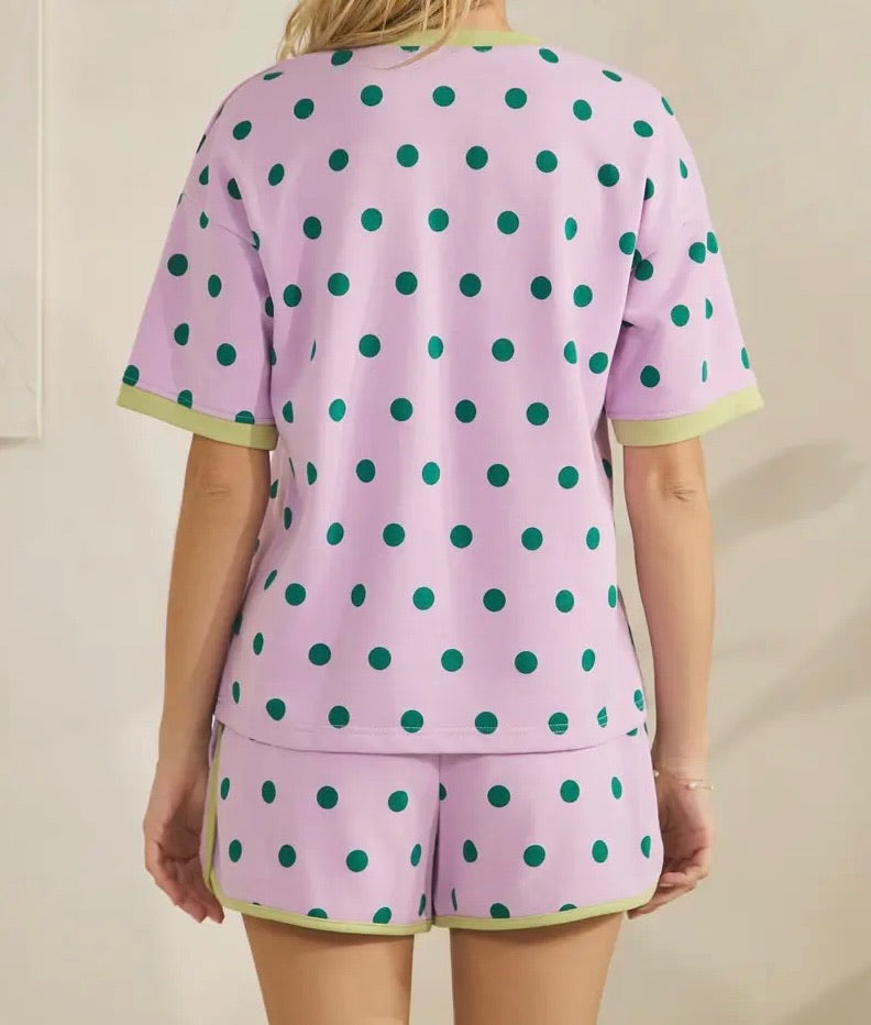 Relaxed Polka Dot Set