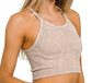 Washed Ribbed Seamless Cami Top