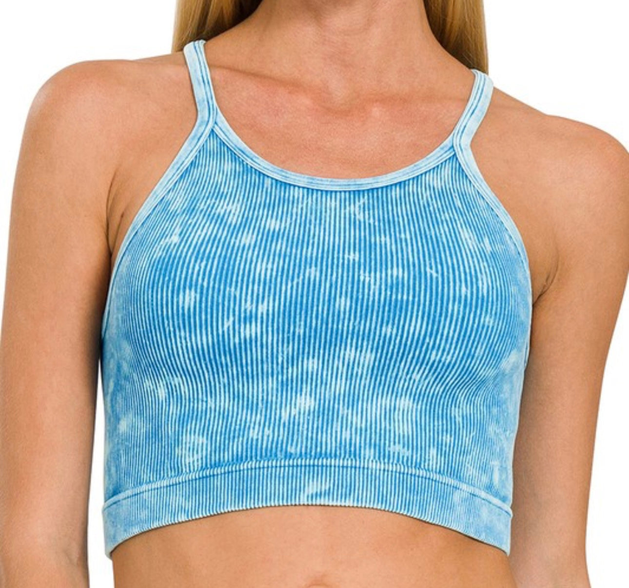 Washed Ribbed Seamless Cami Top