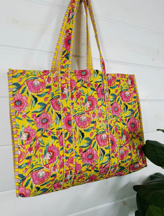 Quilted Large Tote Bags
