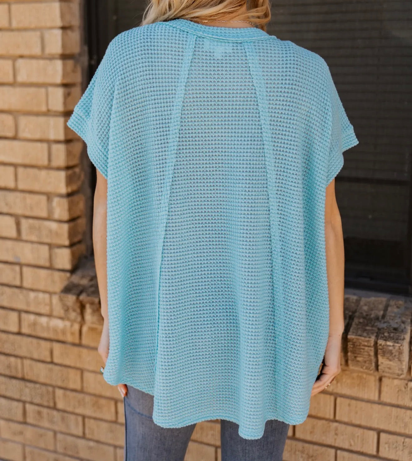 Plus Size Round Neck Knit Top