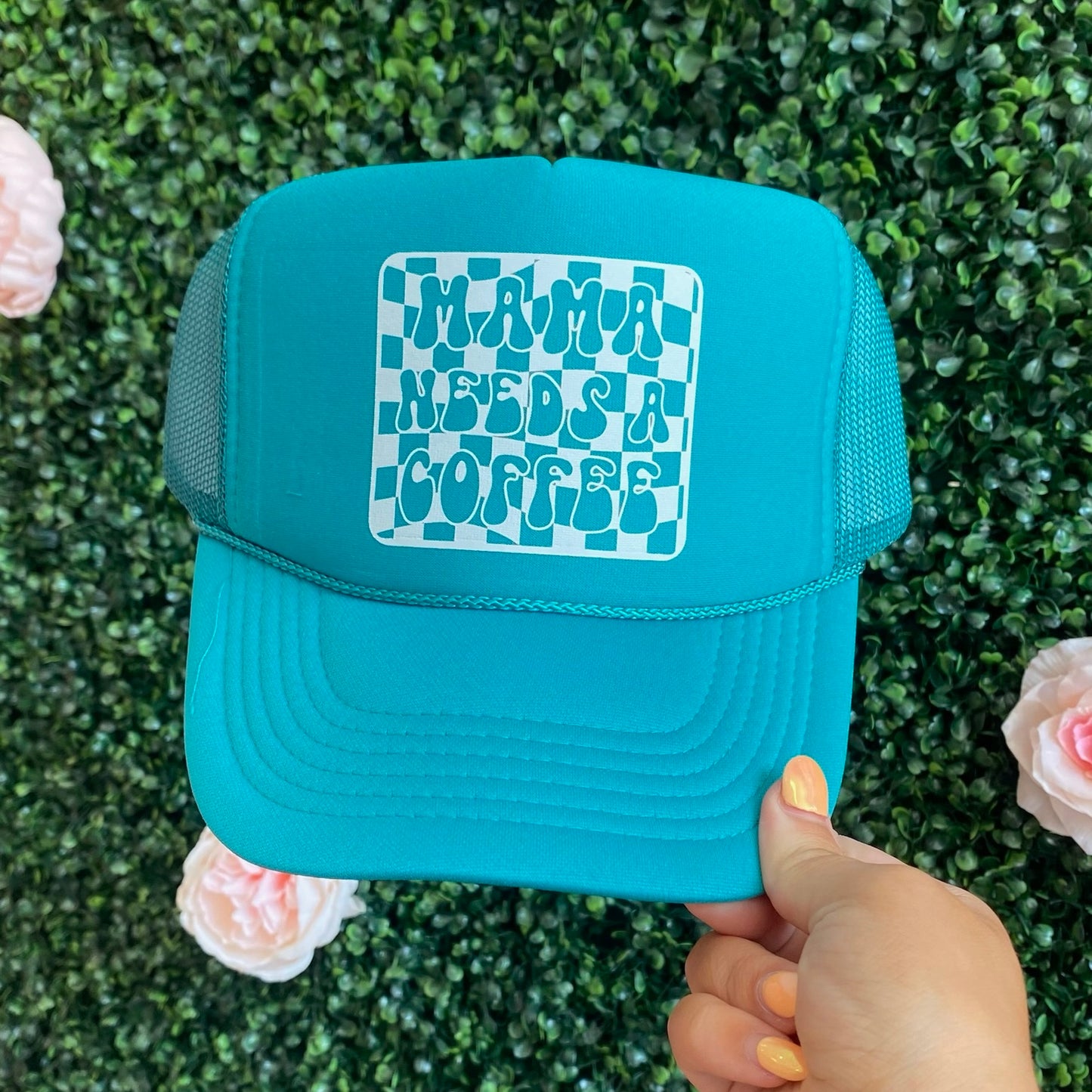 Mama Needs A Coffee Trucker Hat