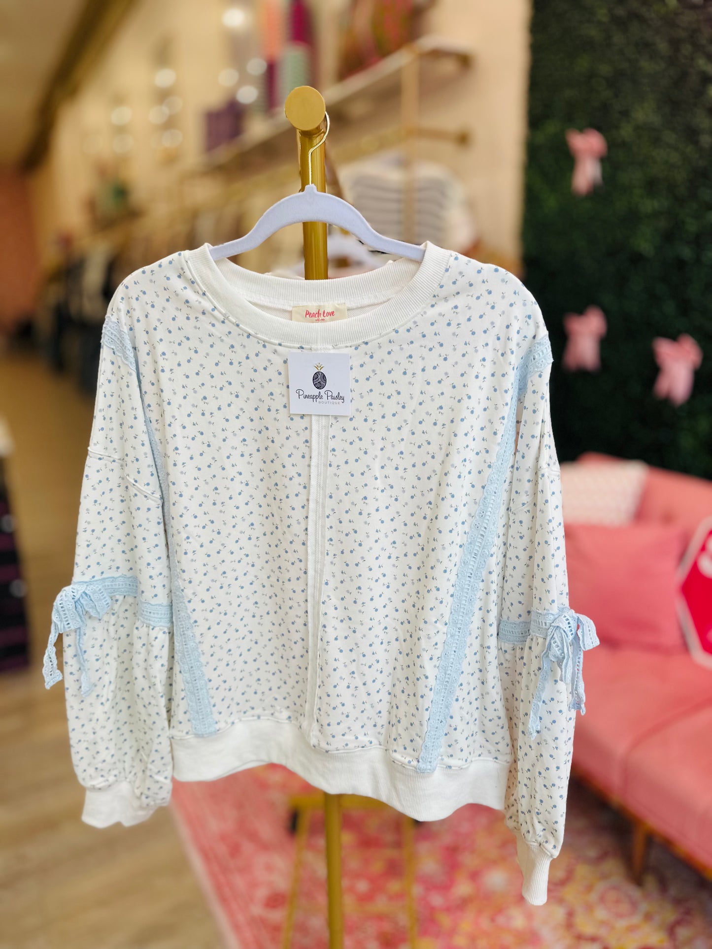 I Got Everything I Wanted Floral Pullover