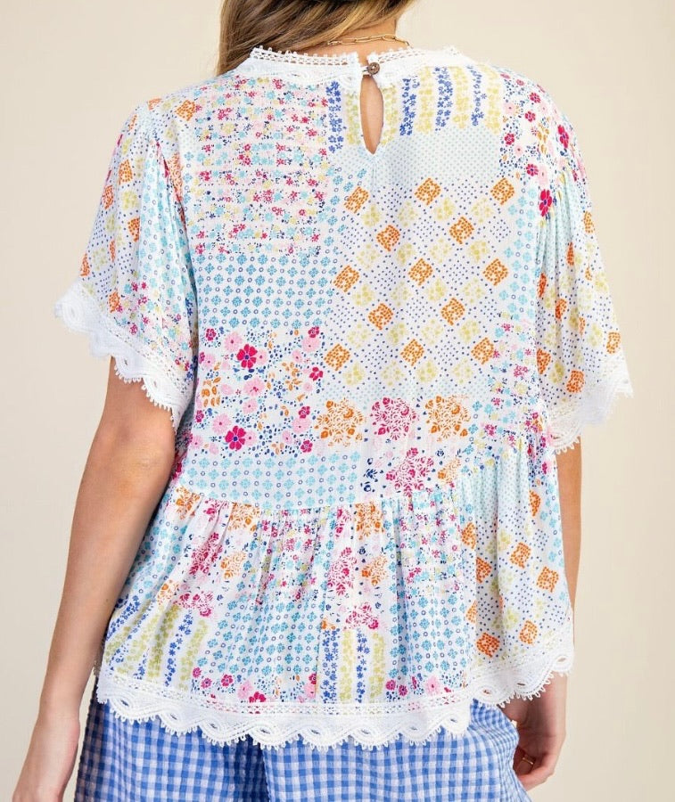 Patchwork Keepsake Top