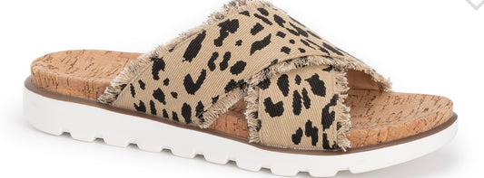 Corkys Dog Days Leopard Sandals