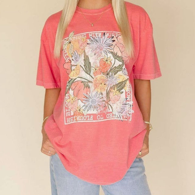 Blooming With Purpose Graphic Tee