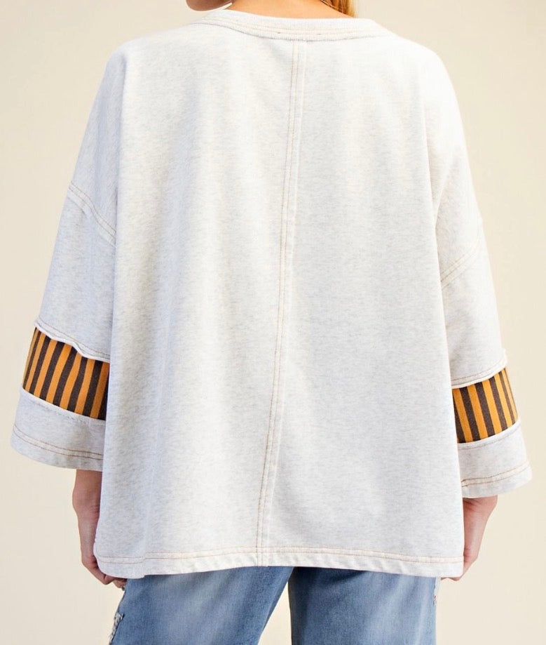 Star Patch Relaxed Fit Top