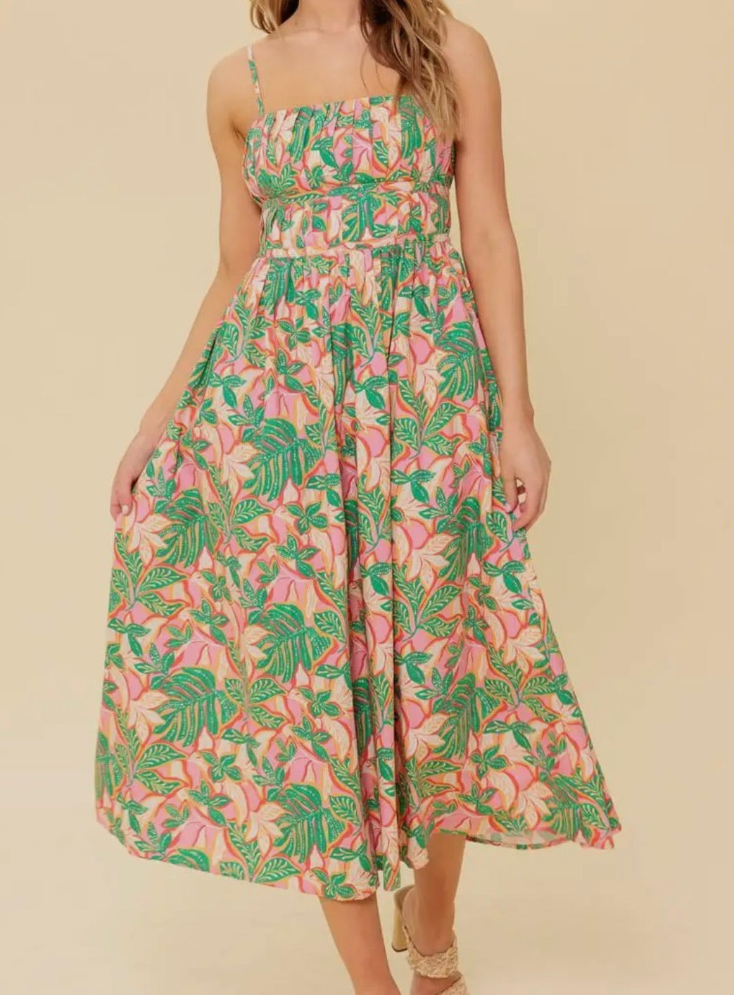 Palm Springs Paradise Midi Dress