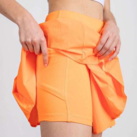 Butter Soft Pleated Active Skort