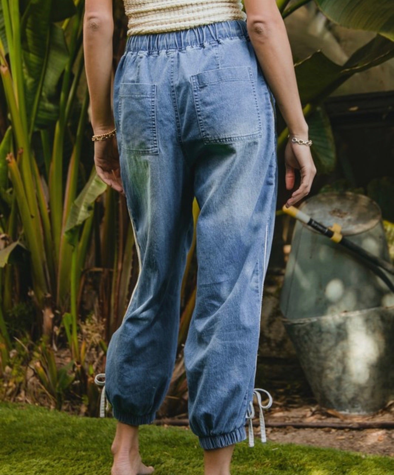 Runnin' Errands Denim Jogger