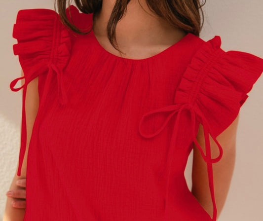 Crimson Couture Top