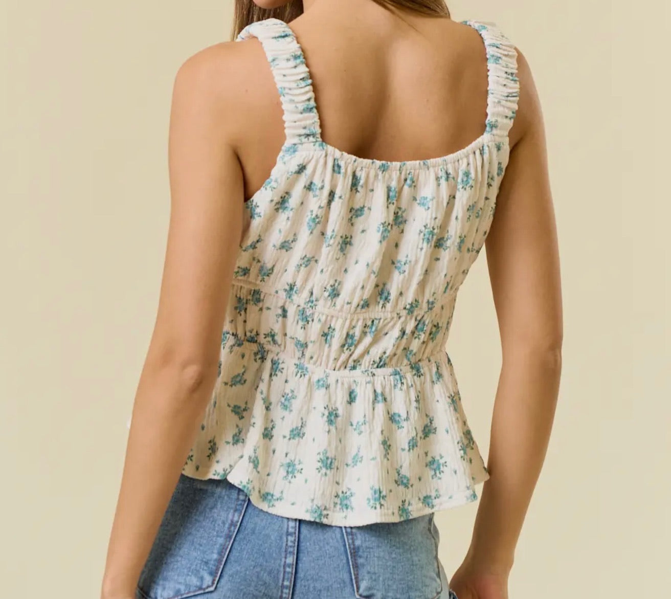 Sweet Magnolia Smocked Top