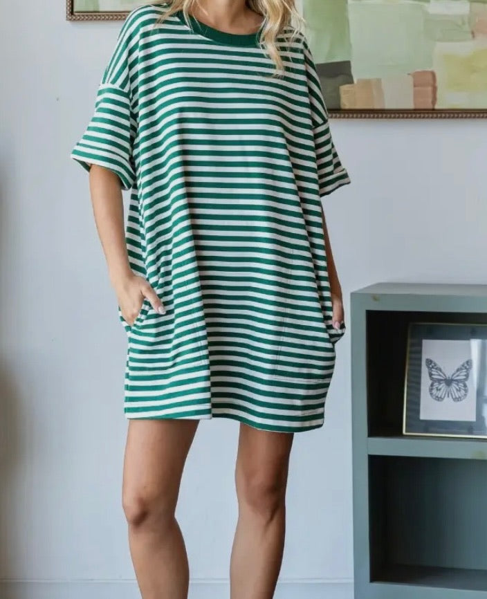 Grab-N-Go Striped Dress