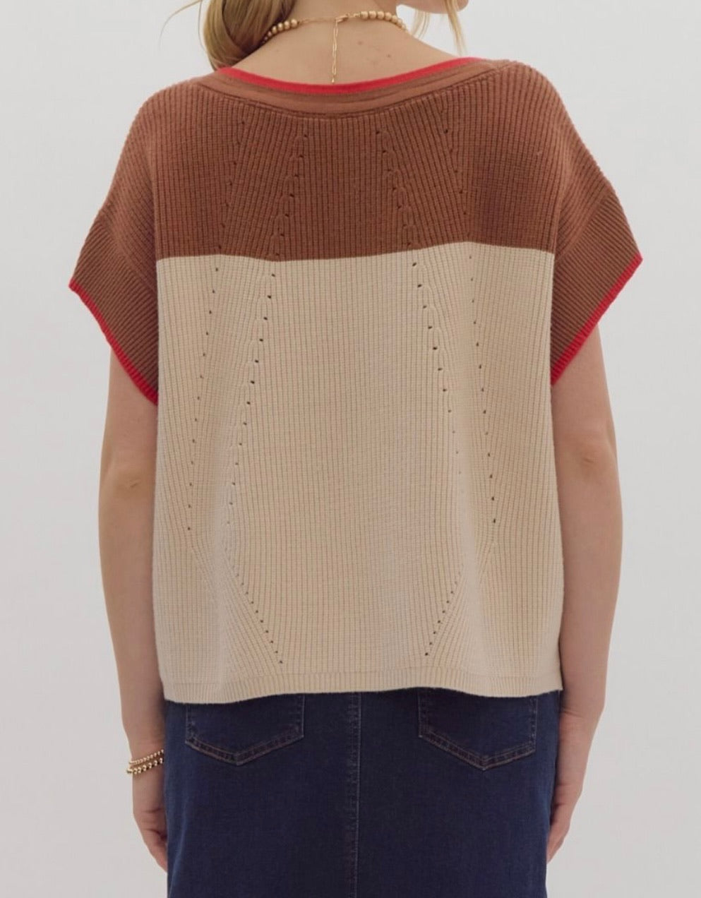 Caramel Kiss Knit Top