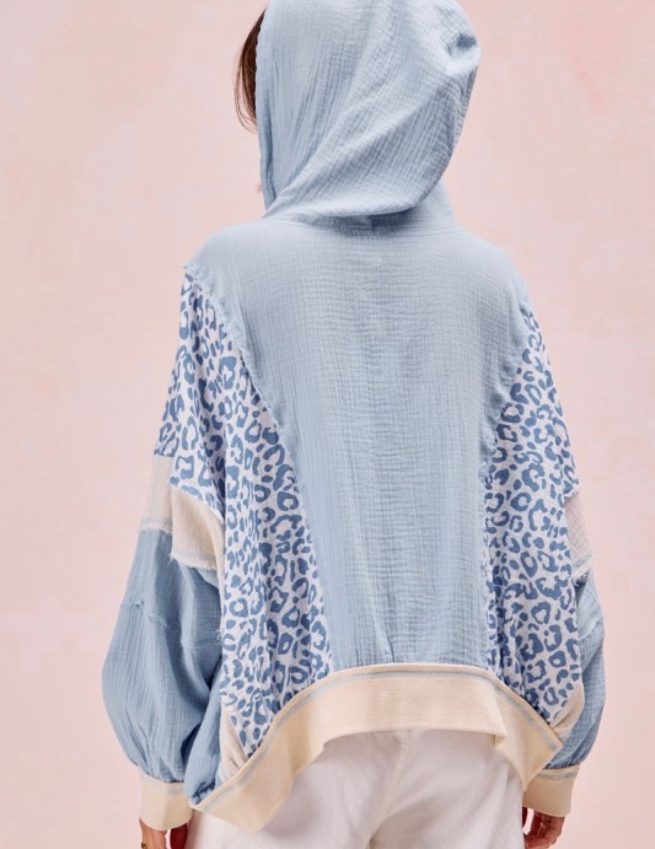 Seaside Spots Linen Jacket