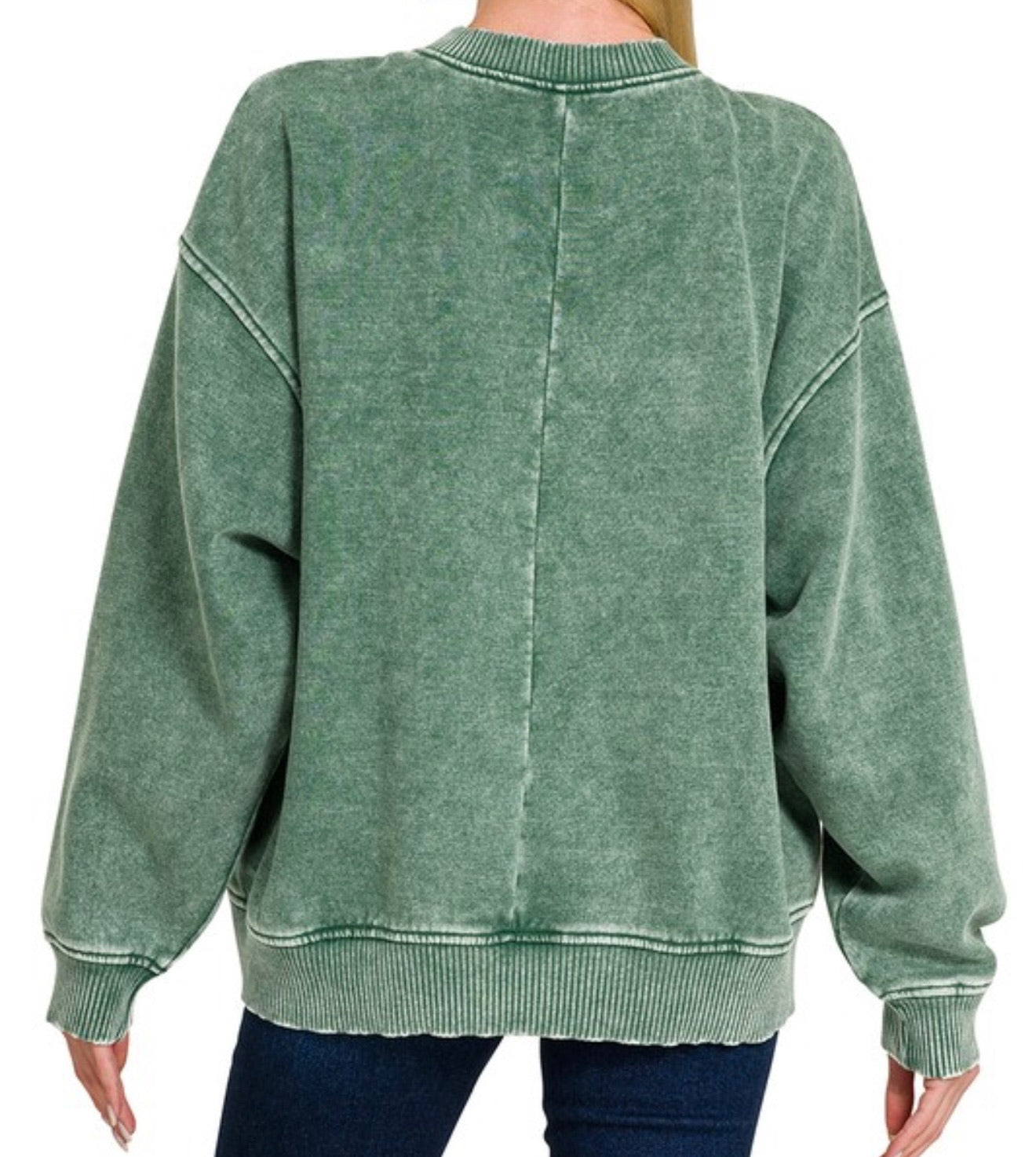 Comfort Zone Washed Pullover