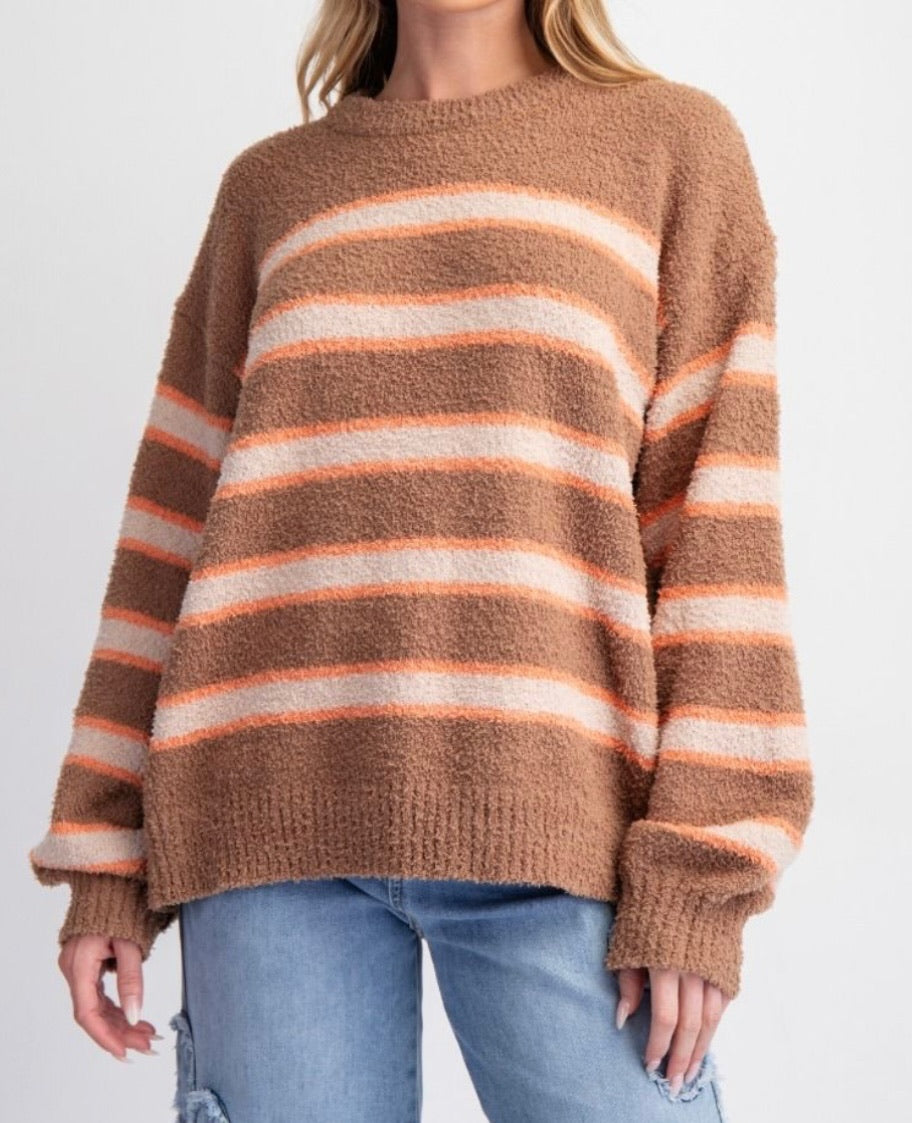 Autumn Sunset Stripe Sweater