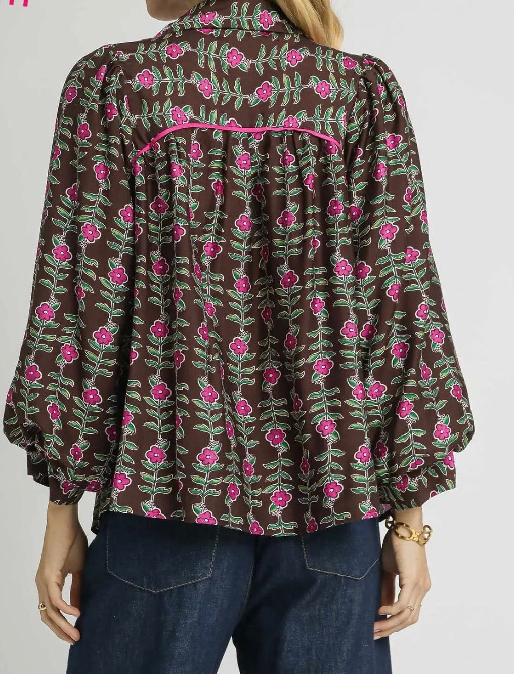 Equestrian Club Floral Top