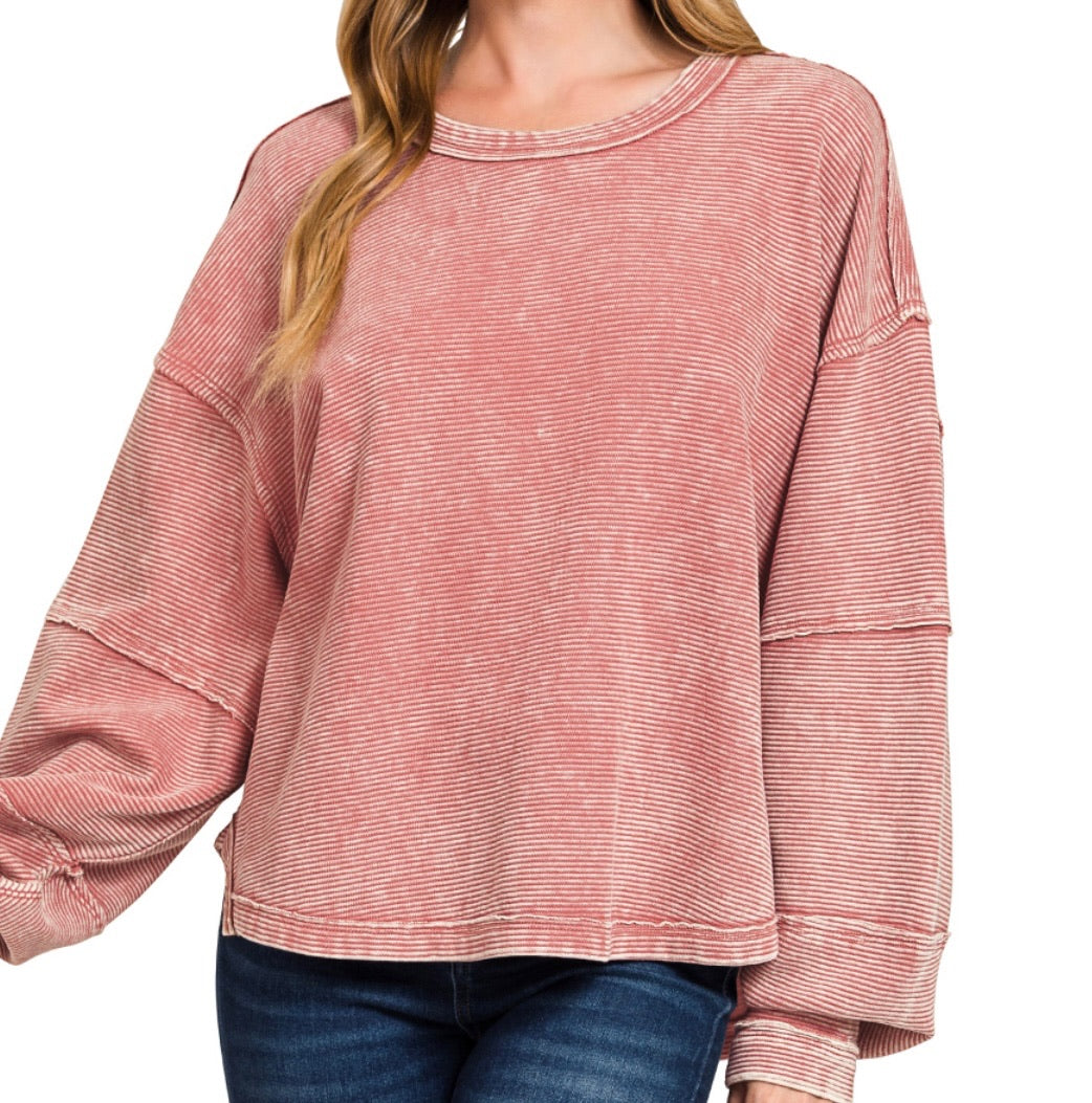 Easy Does It Oversized Pullover