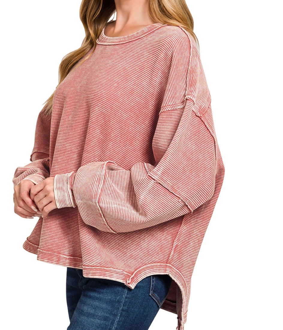 Easy Does It Oversized Pullover