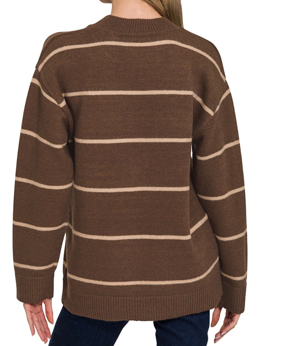 Stars Hollow Striped Oversized Sweater