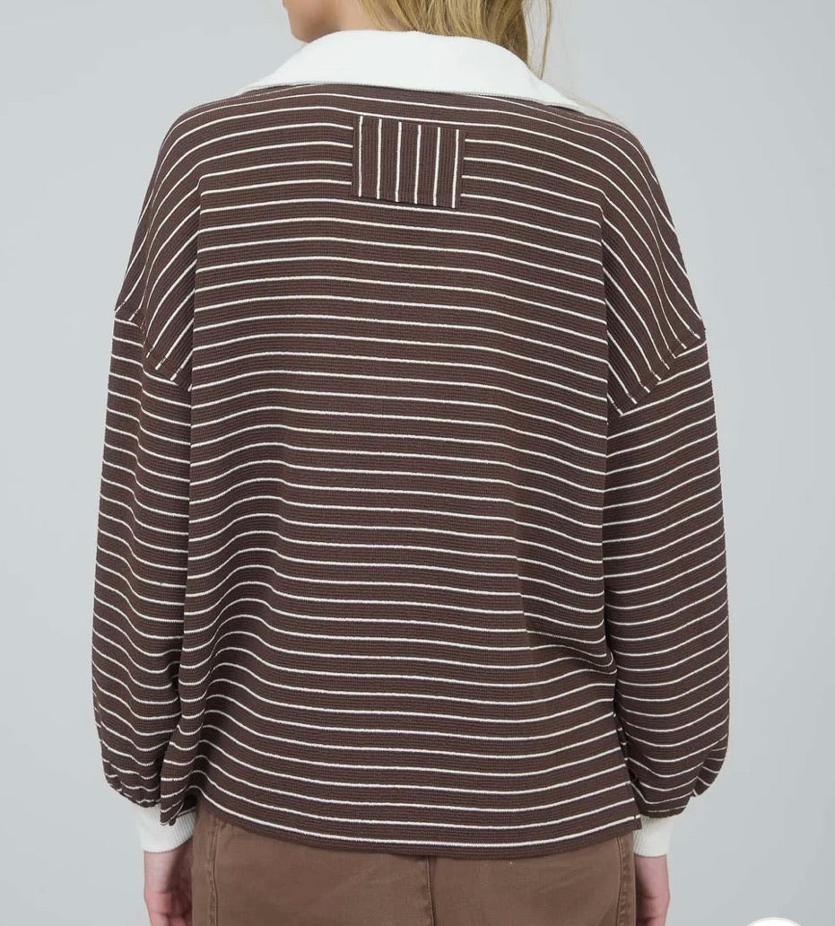 Study Date Striped Top