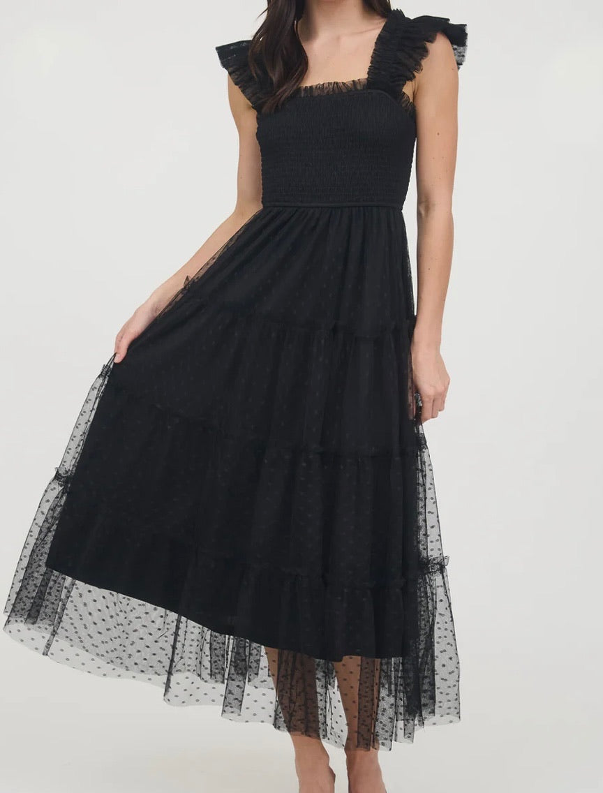 The Wednesday Tiered Midi Dress