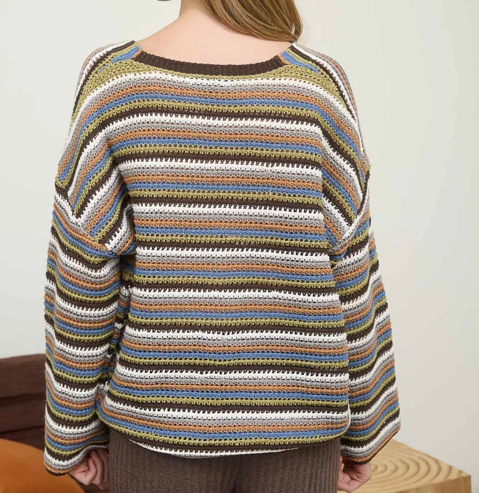 Penny Lane Striped Cardigan