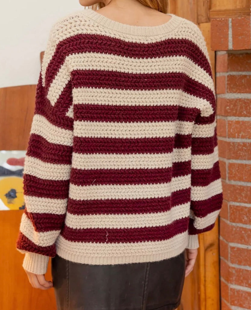 Yale Alum Striped Sweater