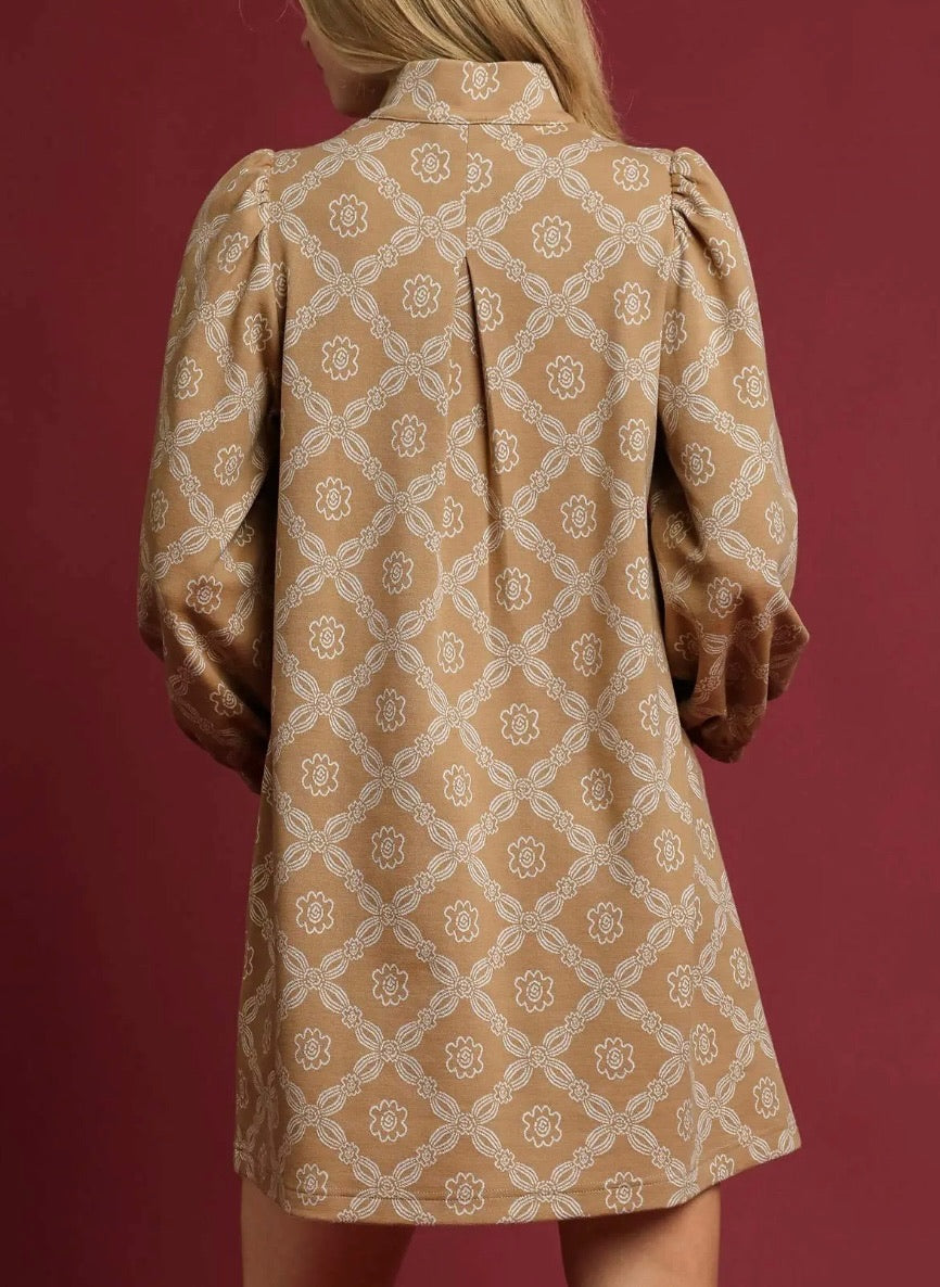 Cinnamon Sugar Balloon Dress