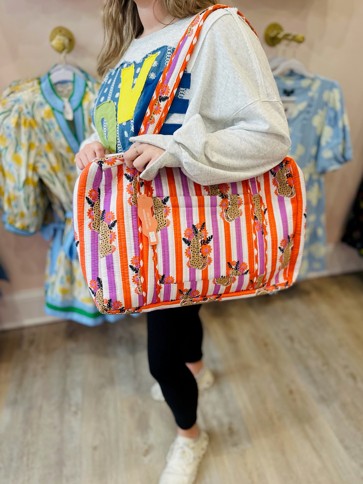 Quilted Duffle Bag