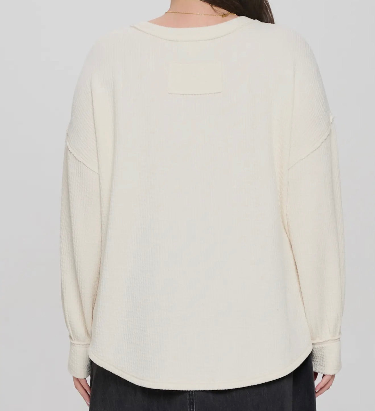 Ribbed Oversized Plus Top