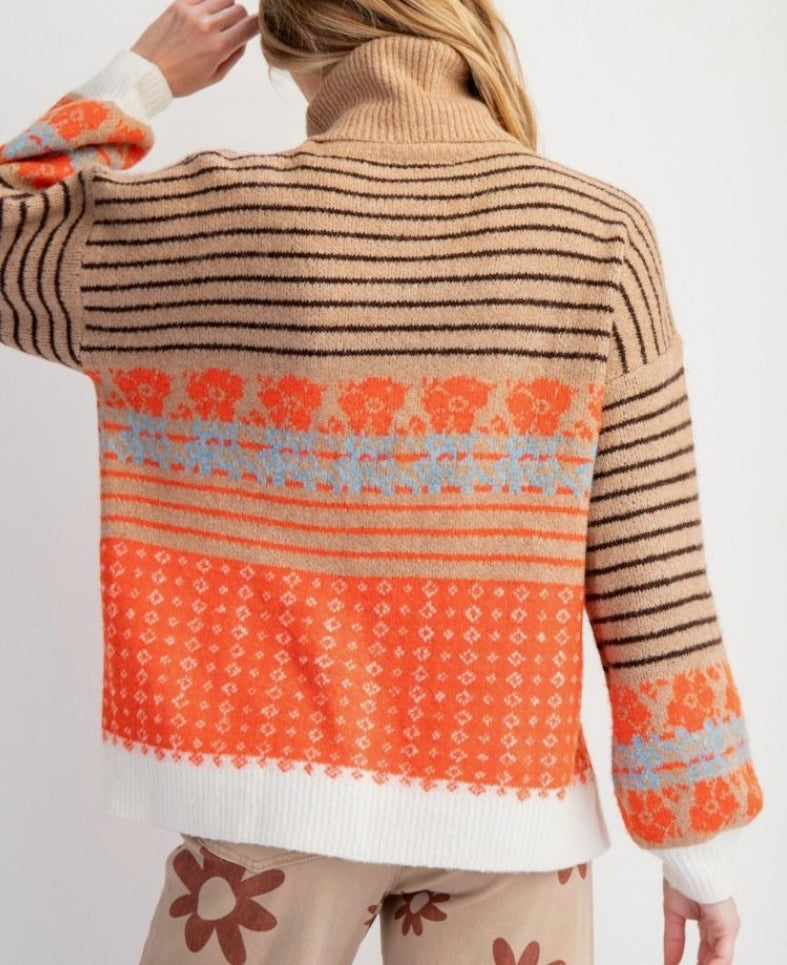 Gone Skiing Turtleneck Sweater