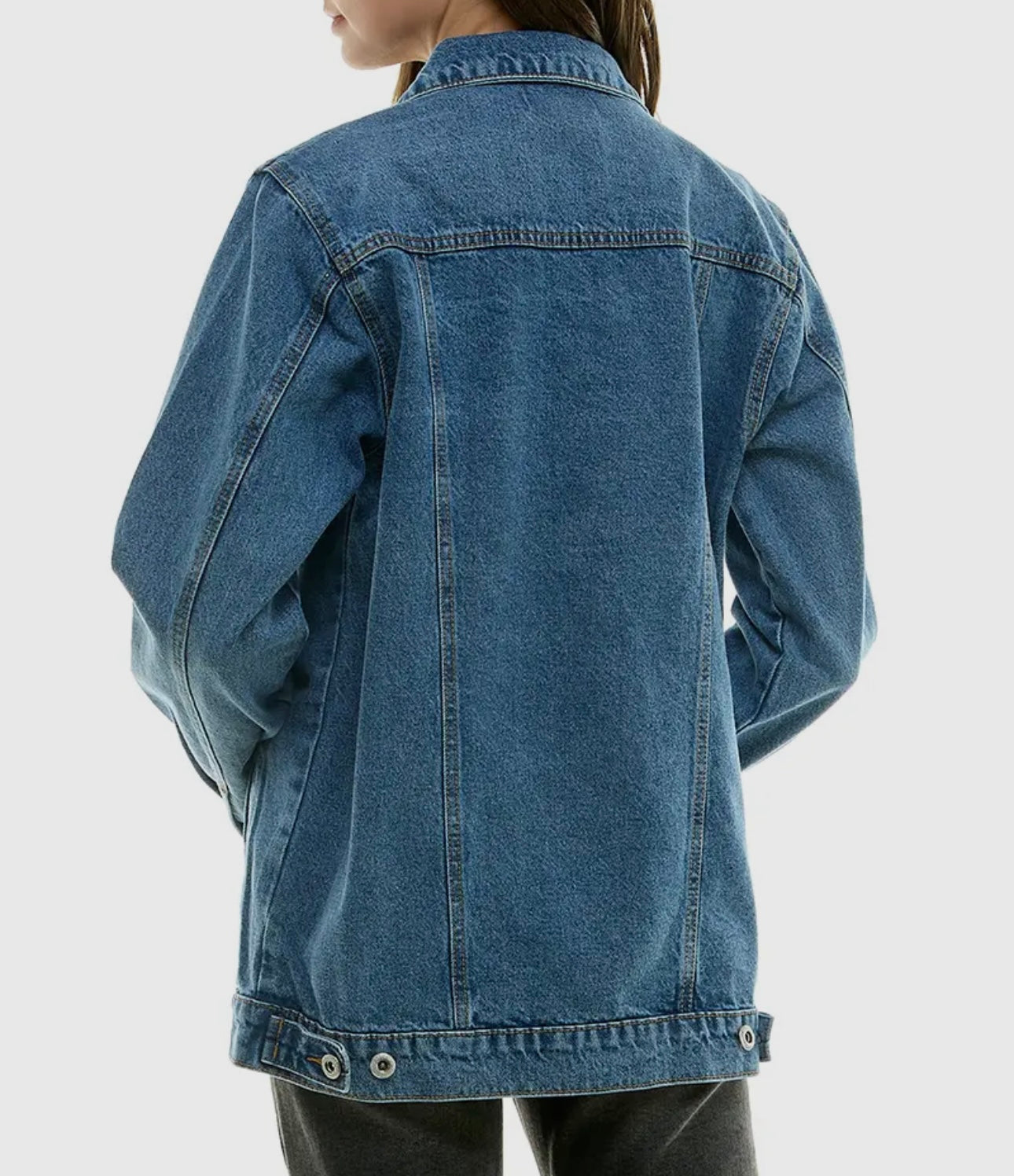Boyfriend Relaxed Fit Denim Jacket
