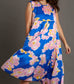 Blue Magnolia Maxi Dress