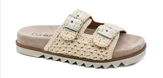 Corkys Dash Natural Sandals