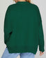 Drop Shoulder Oversized Mock Neck Sweater