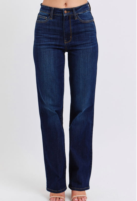 Judy Blue High Waisted Dark Wash Straight Fit - 82627