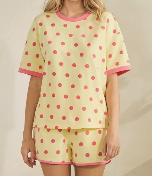 Relaxed Polka Dot Set