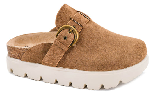 Corkys Tardy Tobacco Faux Suede Shoes
