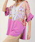 Orchid Mix Print Tunic Top