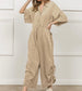 Washed Soft Terry Jumpsuit